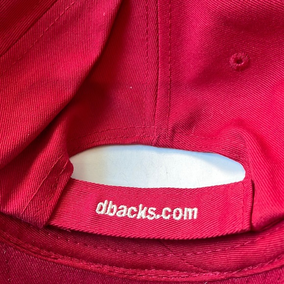NWOT Arizona AZ Diamondbacks Baseball Hat Cap Logo Red - Picture 3 of 6